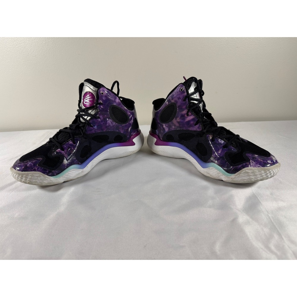 Under Armour Curry Spawn Flow Purple Galaxy Mens Basketball Shoes 3026842-500